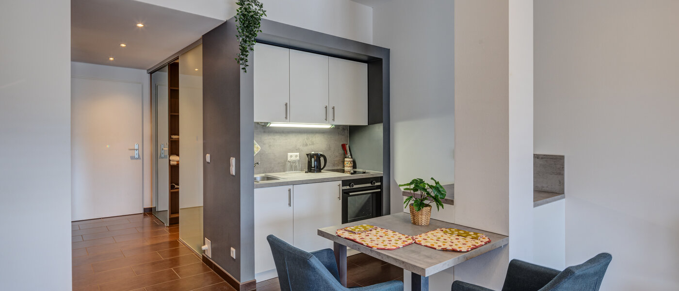 квартира München Ludwigsvorstadt 01 кухня 14032