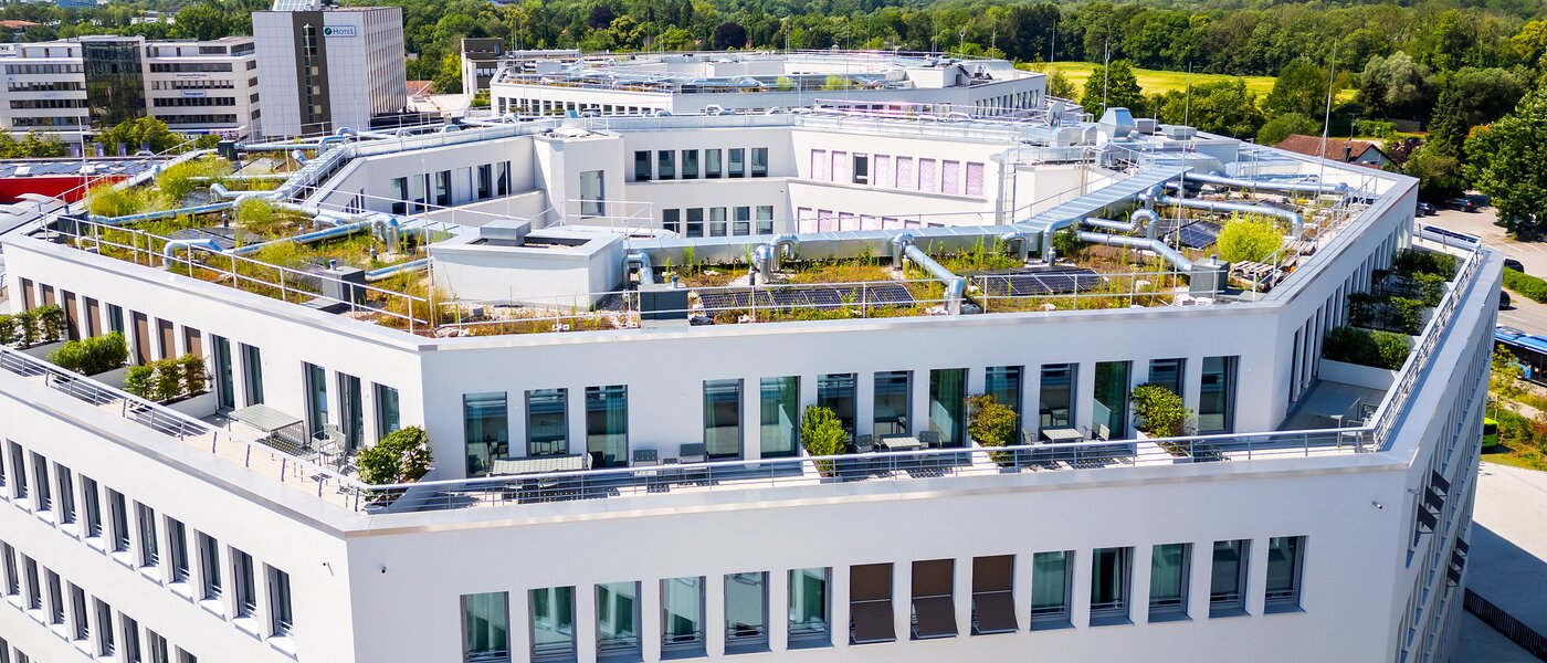 квартира Unterföhring 03 терраса с крышей 14034