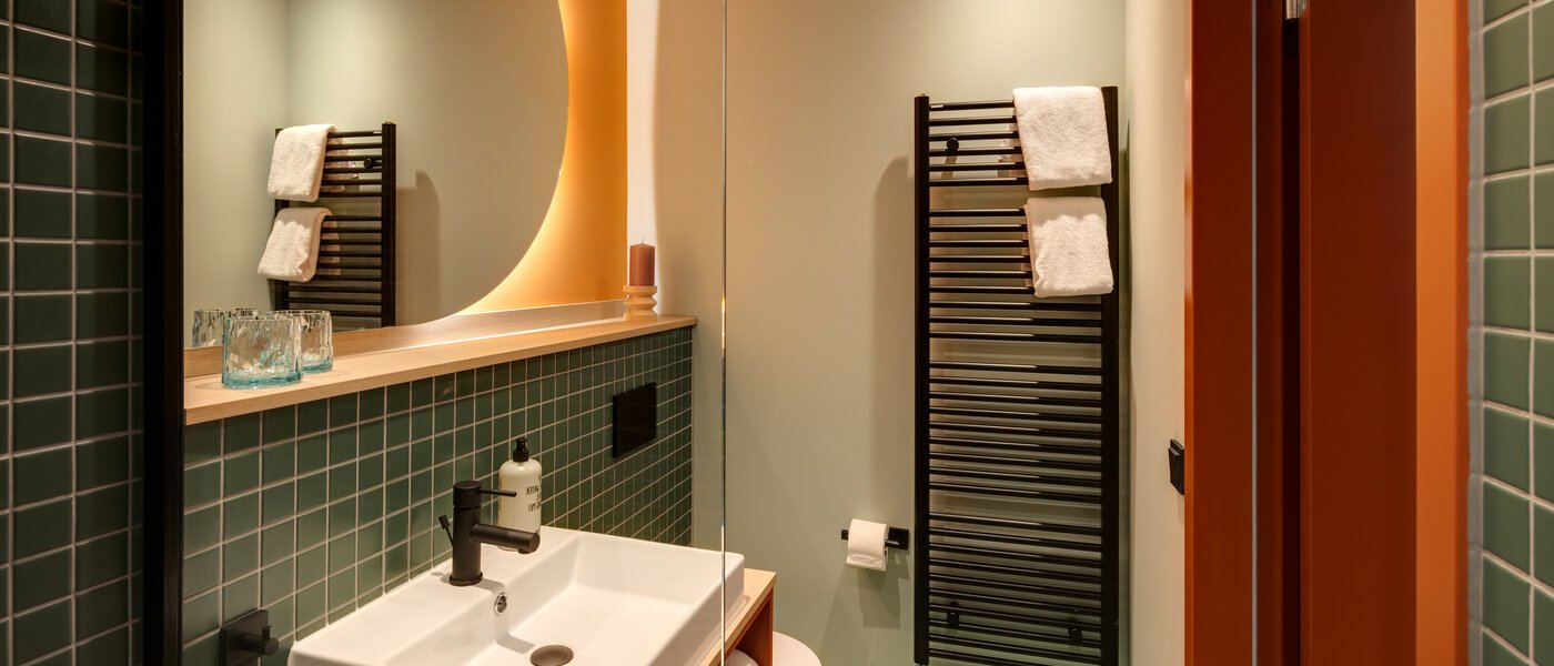 квартира Unterföhring 02 ванная комната 14035