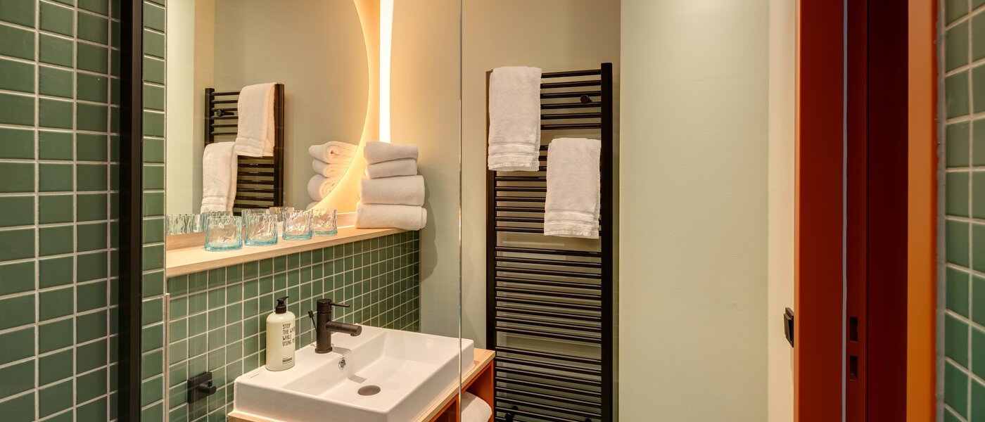 квартира Unterföhring 01 ванная комната 14036