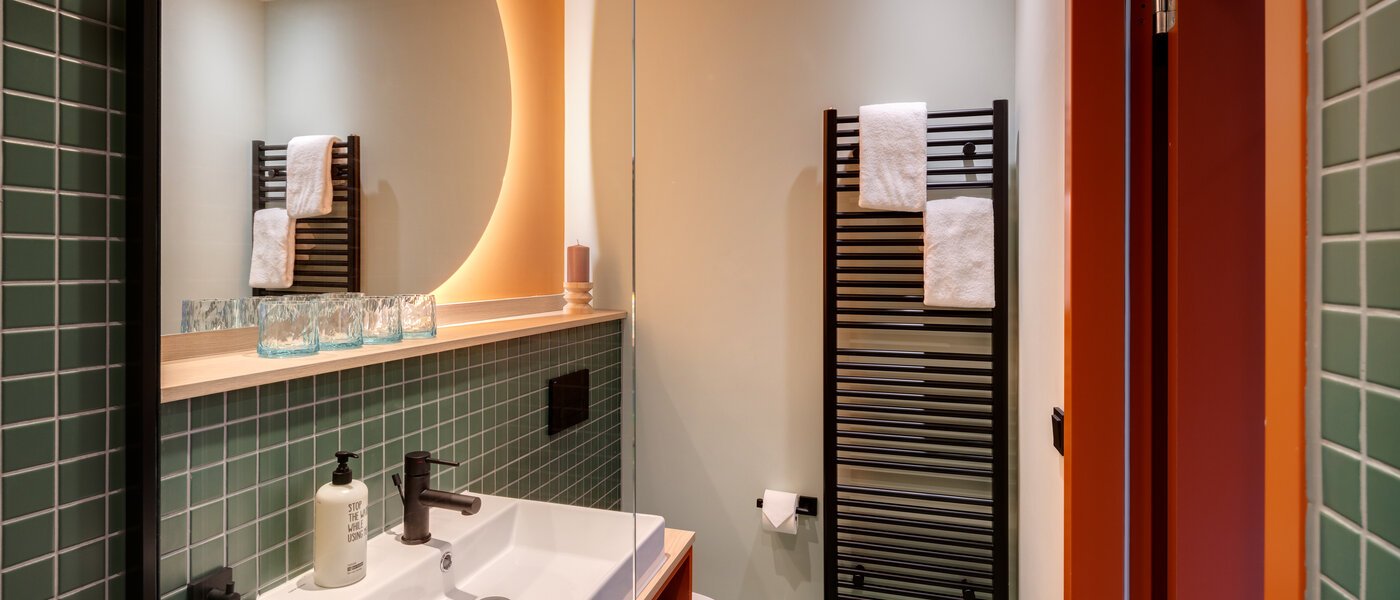 квартира Unterföhring 01 ванная комната 14037