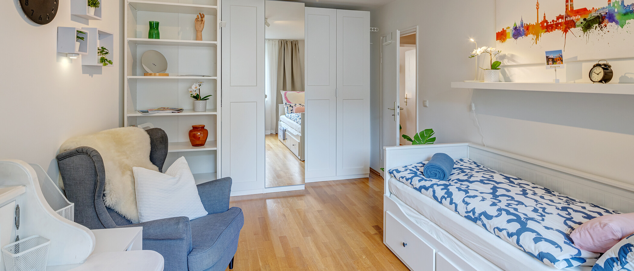 квартира München Lehel 07 2-я спальная комната 14040