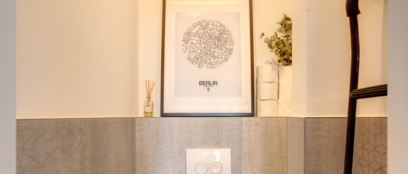 мансардная квартира München Sendling 01 отдельный туалет 14059