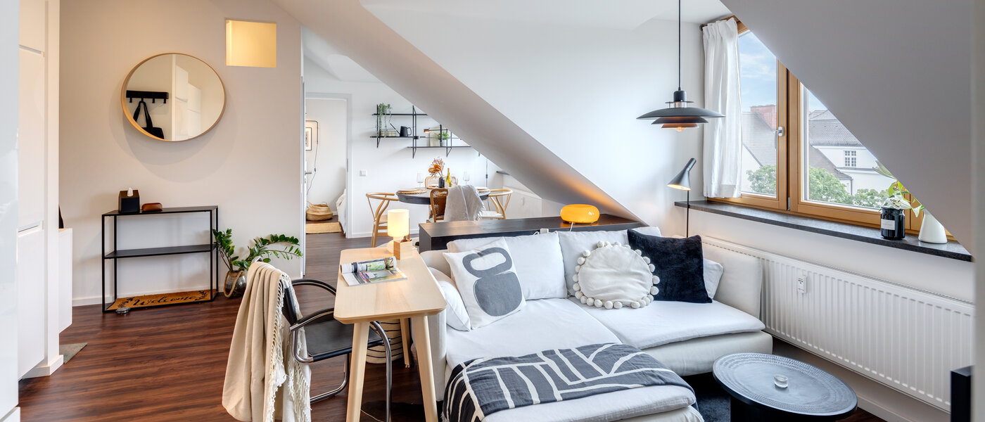 мансардная квартира München Sendling 01 жилое пространство 14059