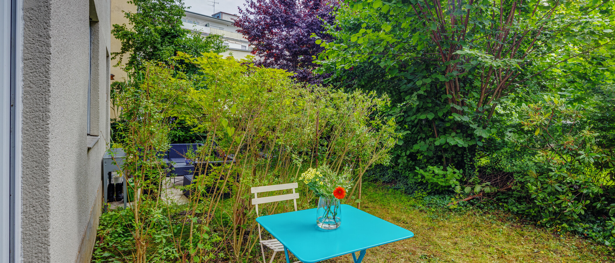 квартира München Schwabing 01 сад 14061