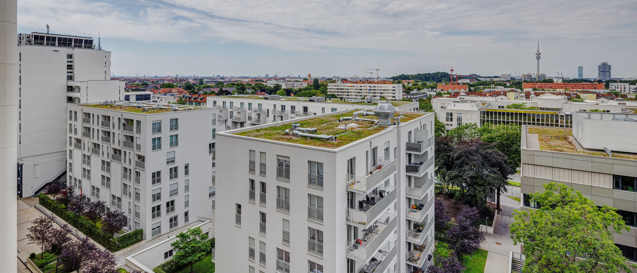 квартира München Schwabing (rechts der Leopoldstraße) 01 вид из окна 14071