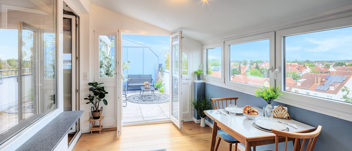 квартира München Neufahrn b. Freising 02 застекленная терраса 14081