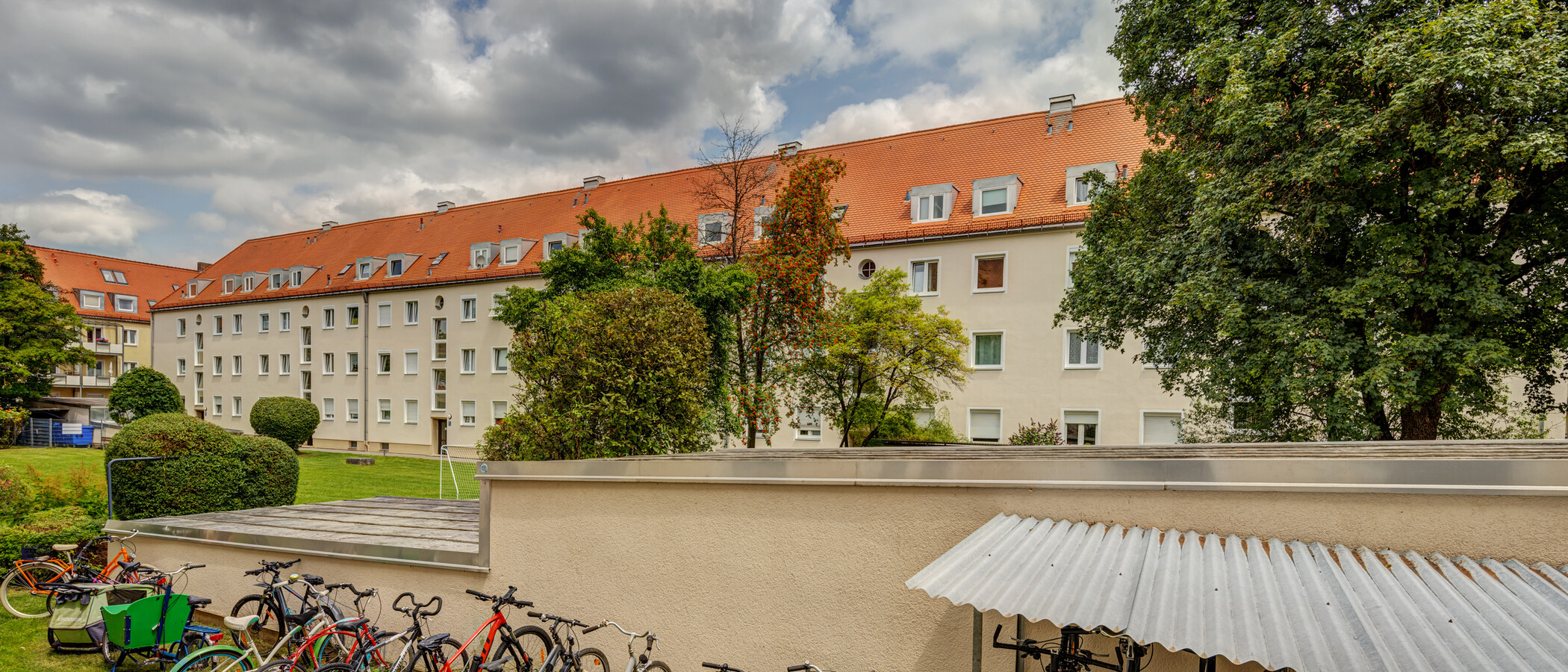 квартира München Obergiesing 03 вид из окна 14087