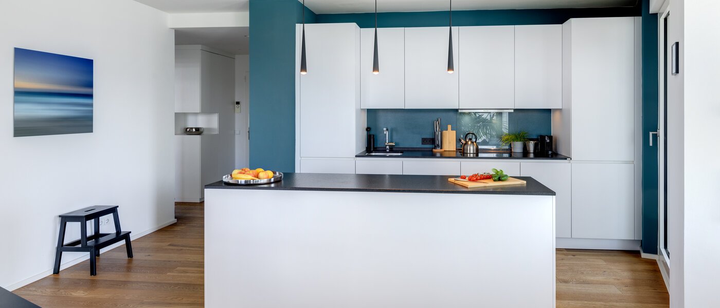 квартира München Obersendling 01 кухня 14091