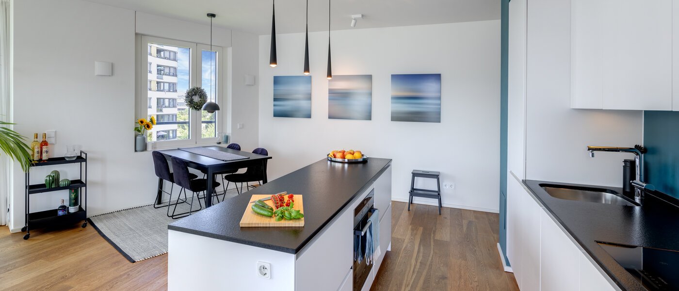 квартира München Obersendling 02 кухня 14091