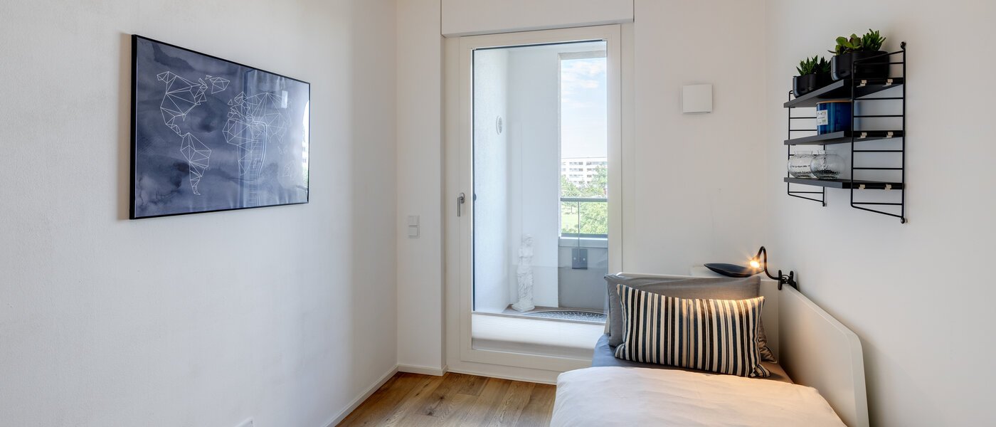 квартира München Obersendling 02 2-я спальная комната 14091