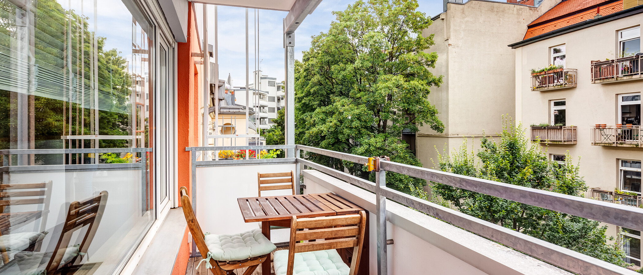 квартира München Schwabing-West 01 балкон 14098
