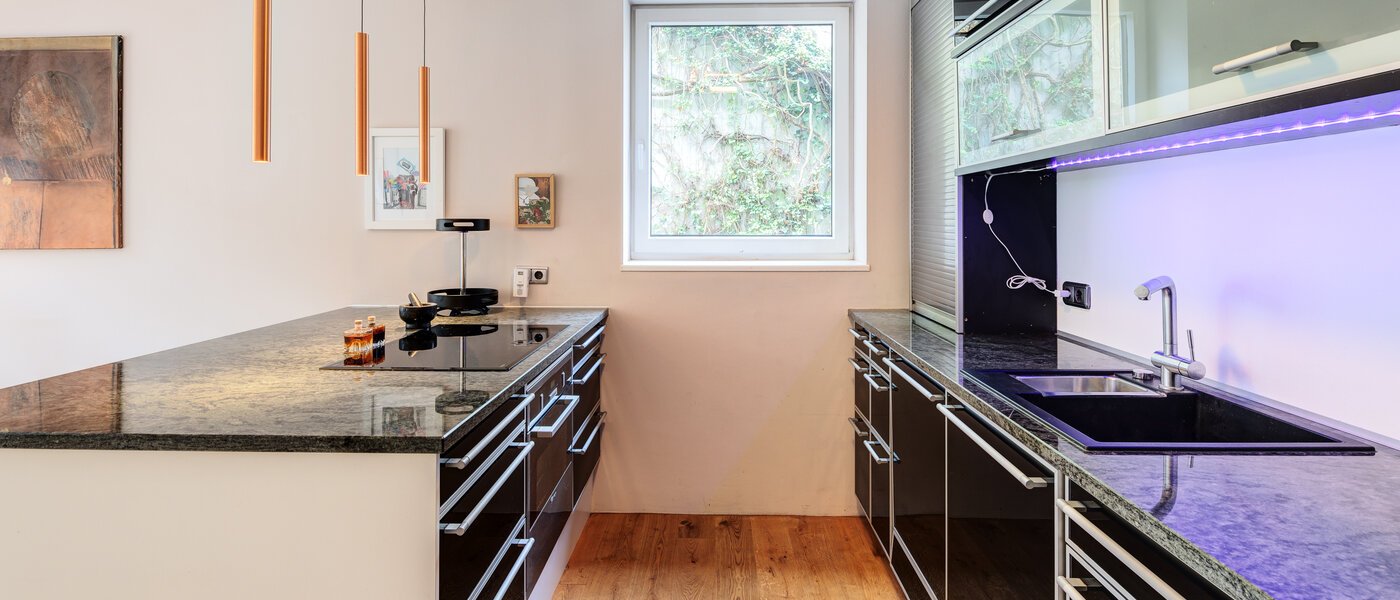 двухэтажная квартира München Solln 02 кухня 14111