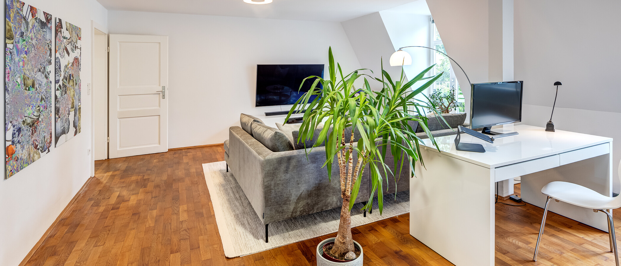 квартира München Haidhausen 02 жилое пространство 14128