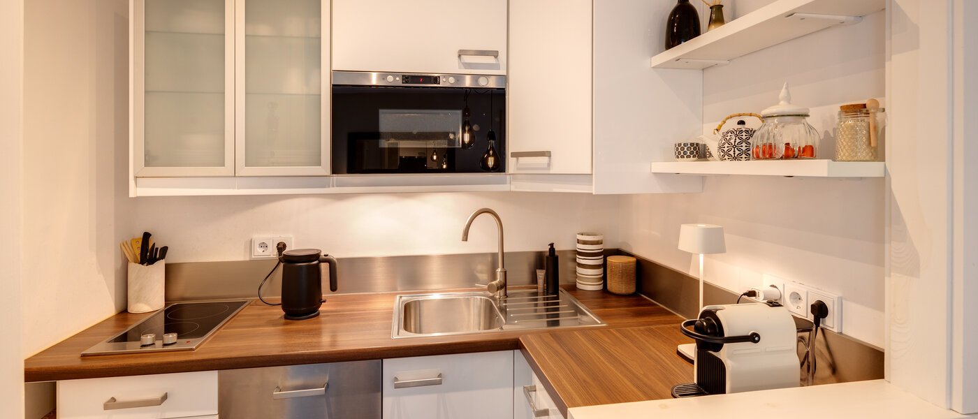 квартира München Schwabing-Nord (zw. Belgrad- & Leopoldstraße) 01 кухня 14138