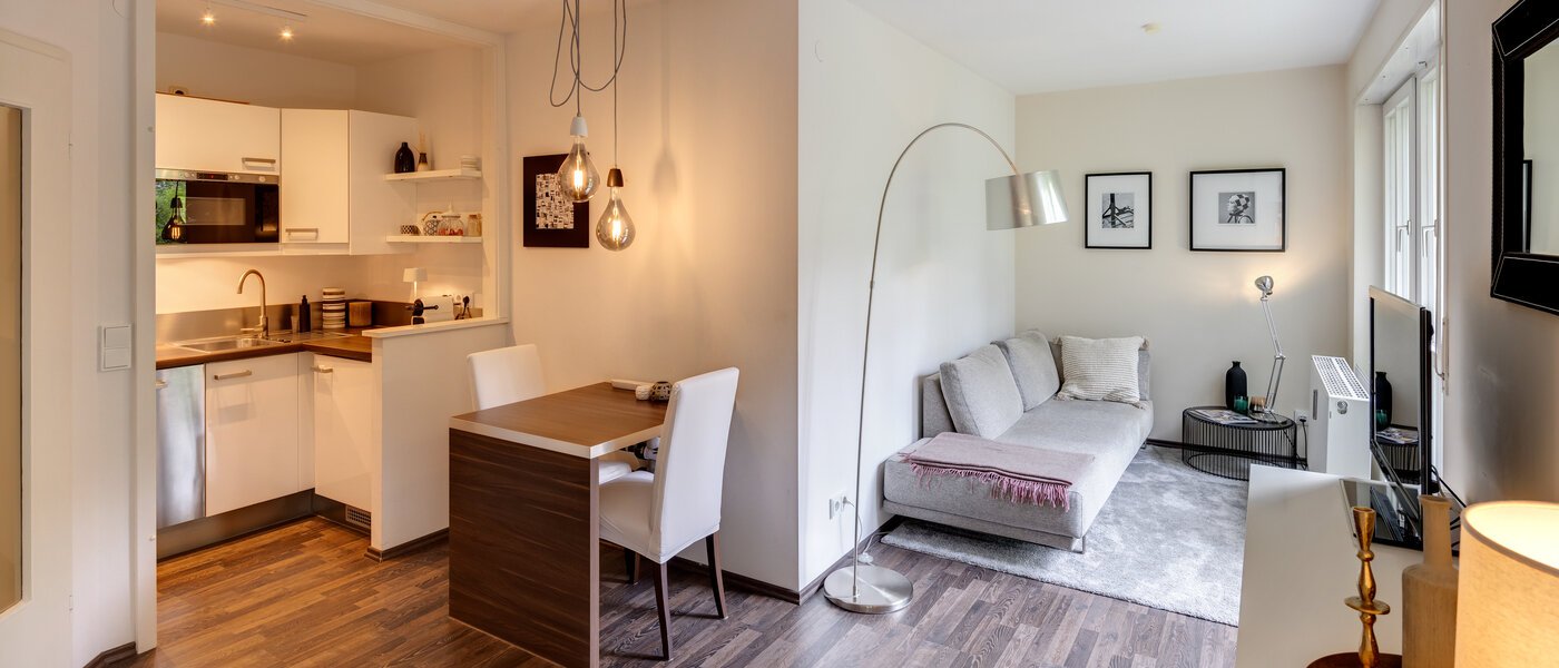 квартира München Schwabing-Nord (zw. Belgrad- & Leopoldstraße) 01 жилое пространство 14138