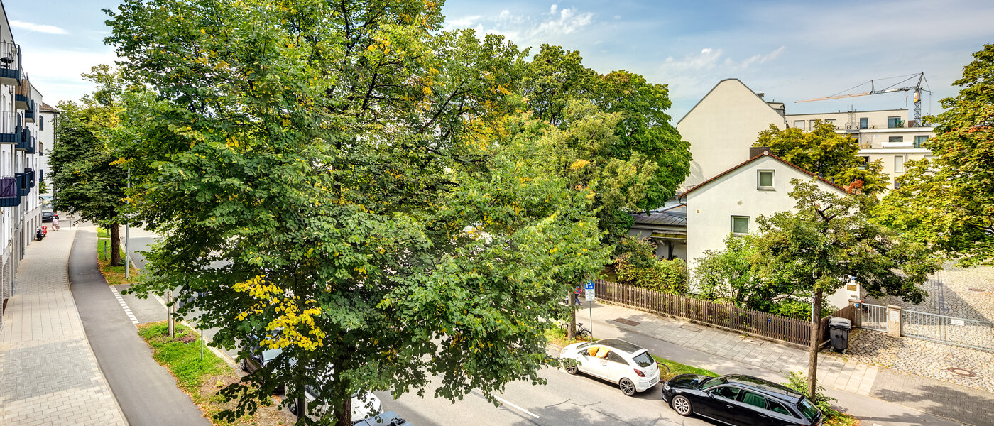 квартира München Untersendling 01 вид из окна 14149