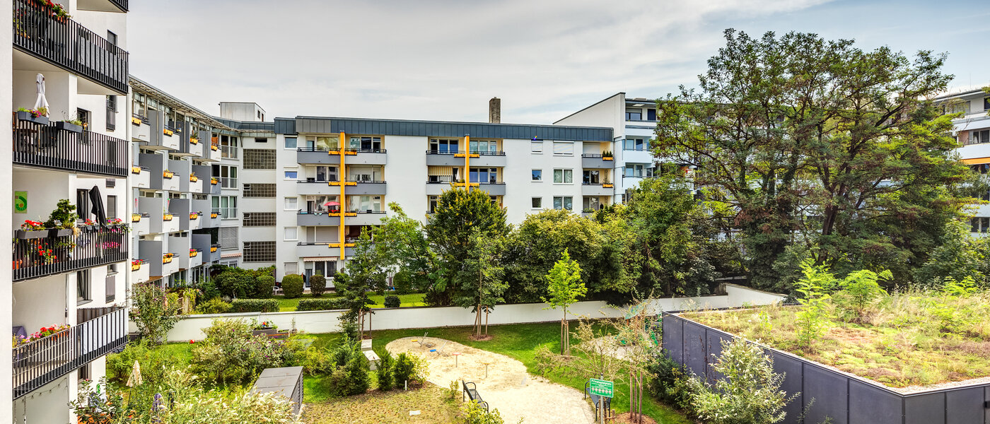 квартира München Untersendling 03 вид из окна 14149