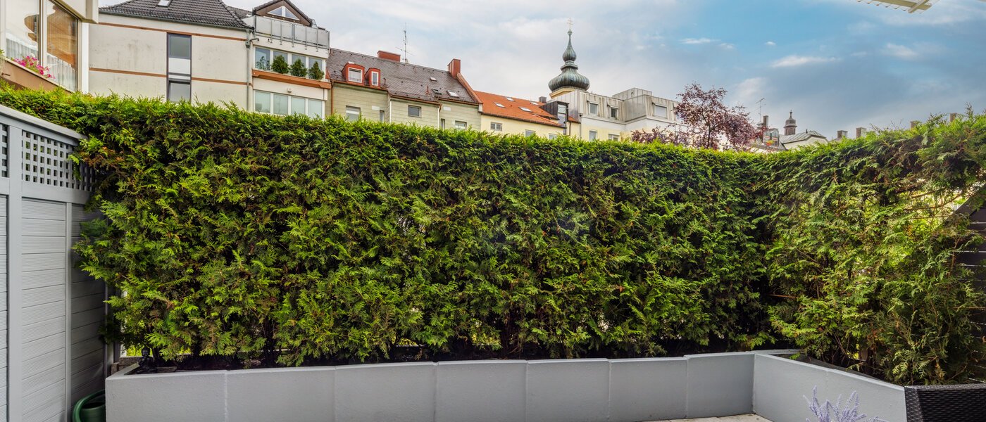 квартира München Mittersendling 01 вид из окна 14157