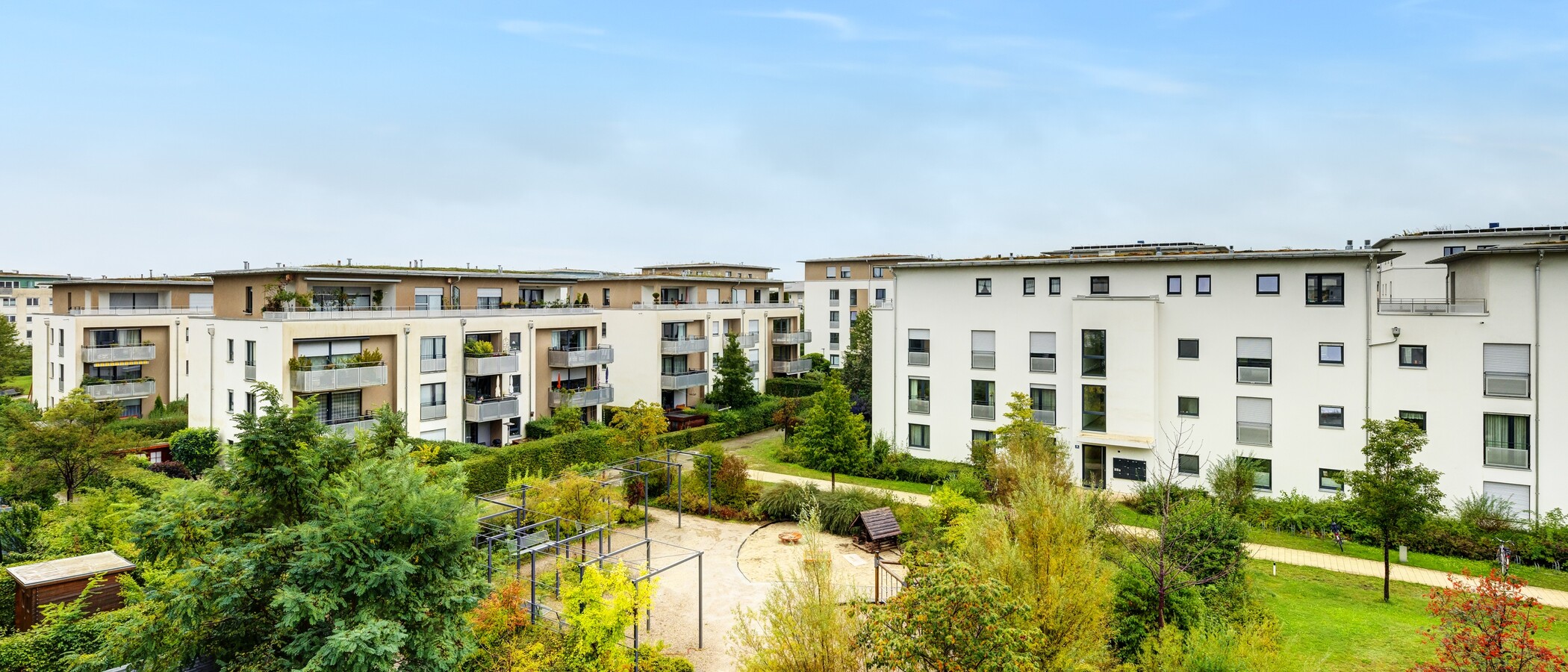 квартира Unterhaching 01 вид из окна 14158