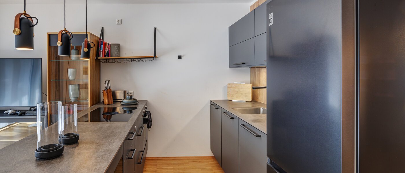 квартира München Neuperlach 02 кухня 14160