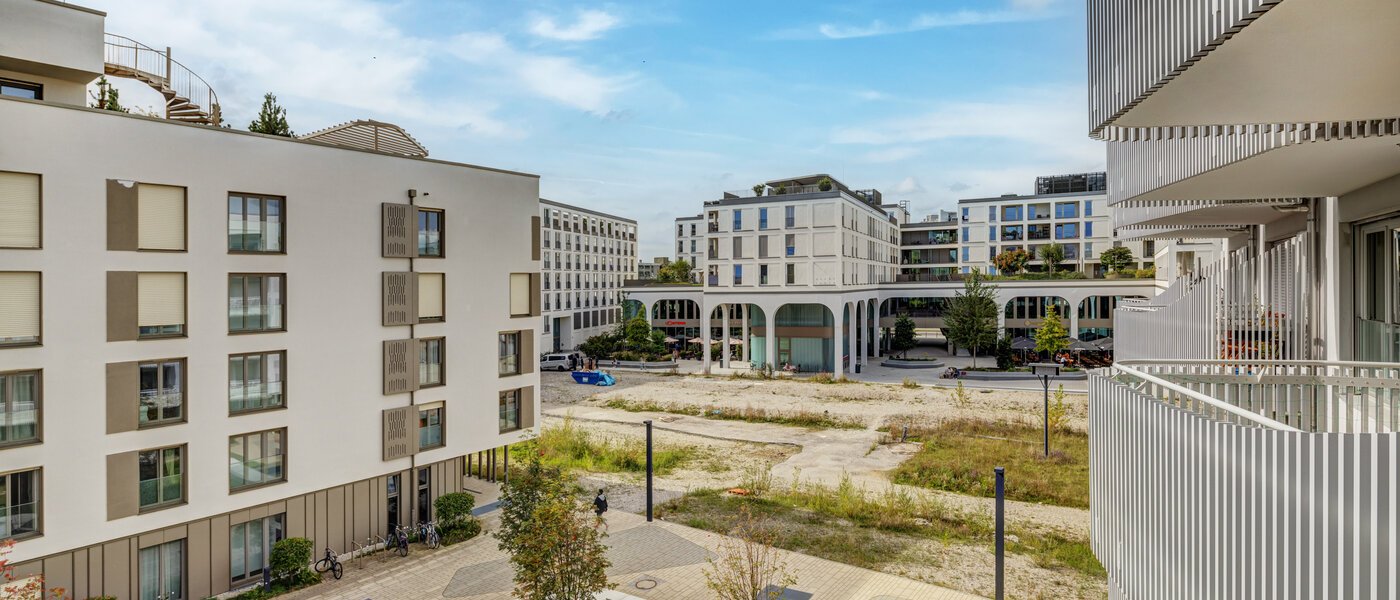 квартира München Neuperlach 01 вид из окна 14160