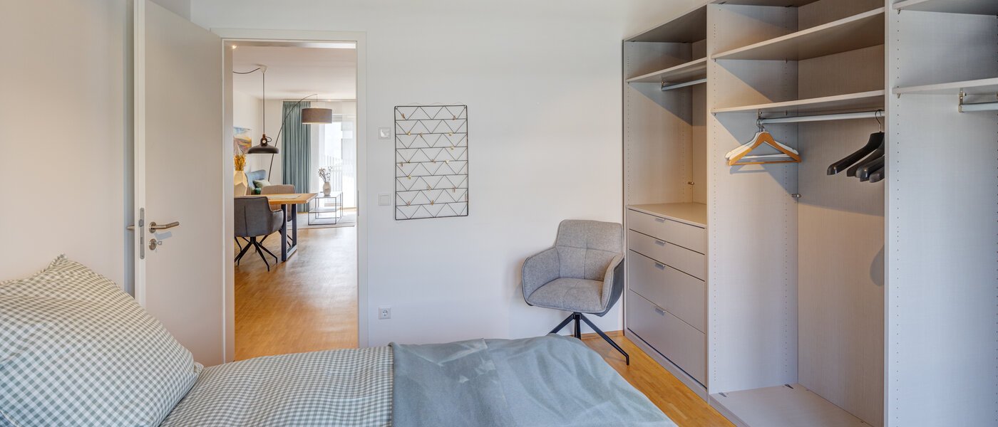 квартира München Neuperlach 02 спальная комната 14160