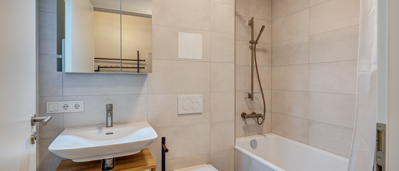 квартира München Obermenzing 01 ванная комната 14168