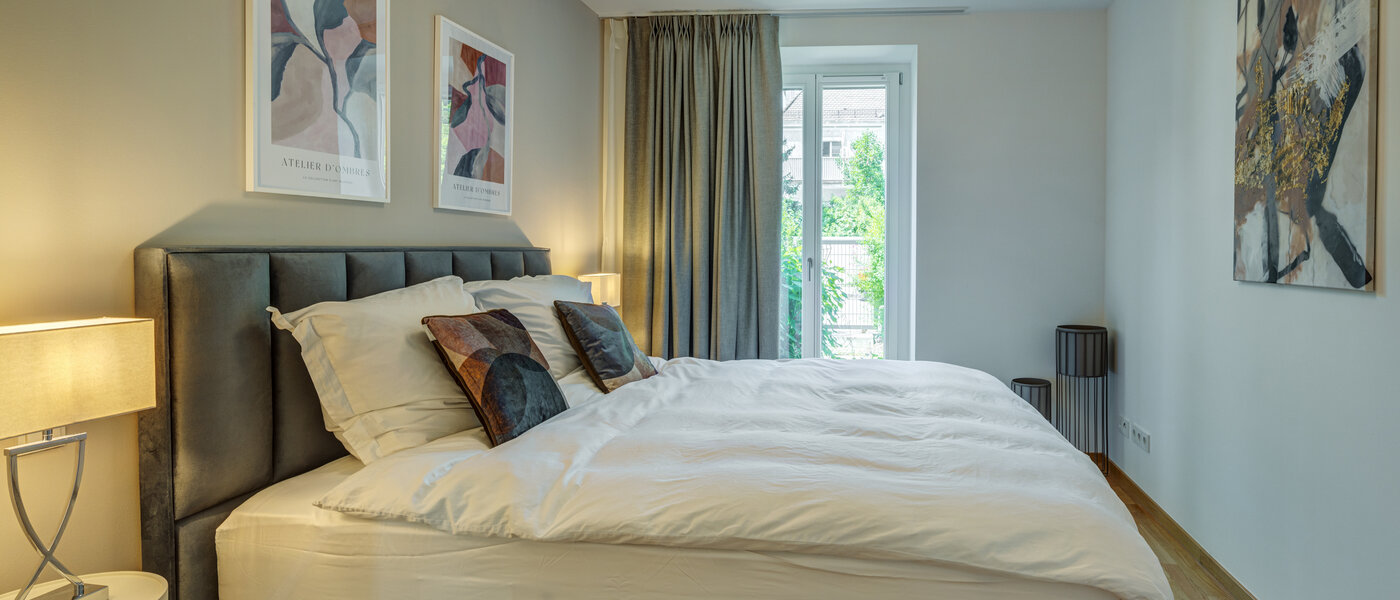 квартира München Obermenzing 02 спальная комната 14168