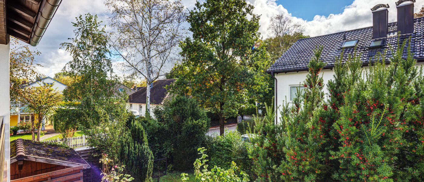 квартира Gröbenzell 01 вид из окна 14192