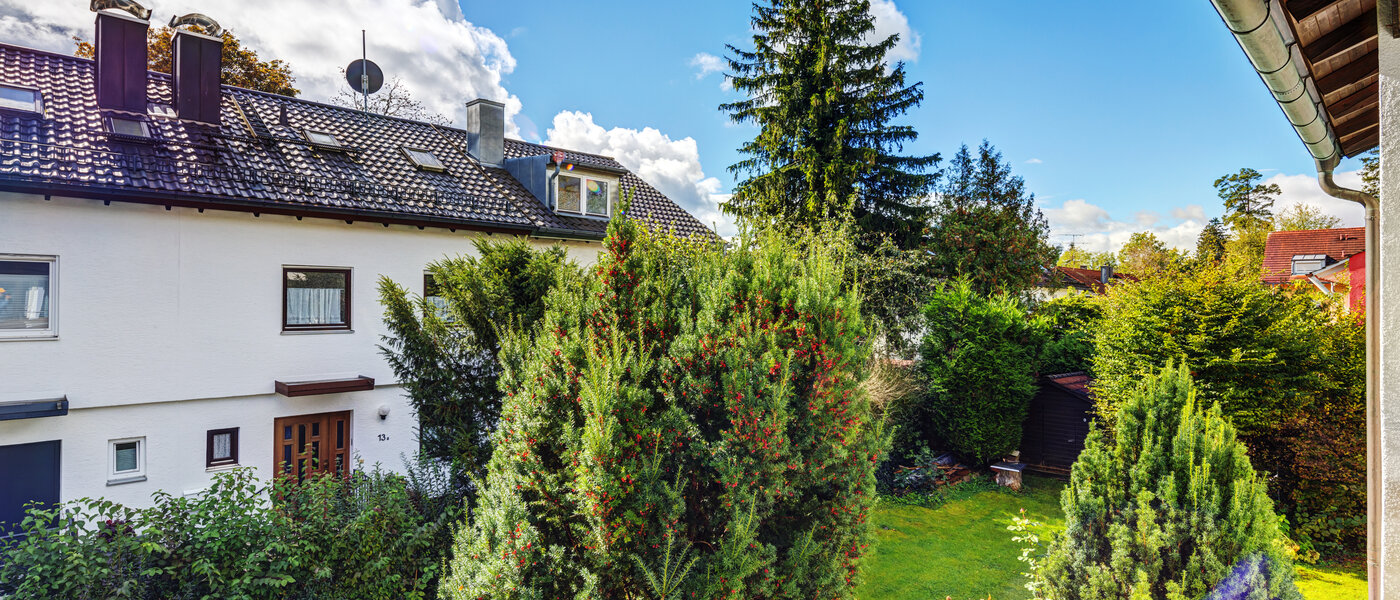 квартира Gröbenzell 02 вид из окна 14192