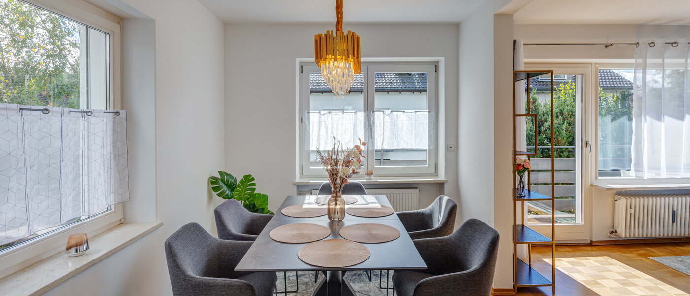 квартира Gröbenzell 03 обеденный зал 14192