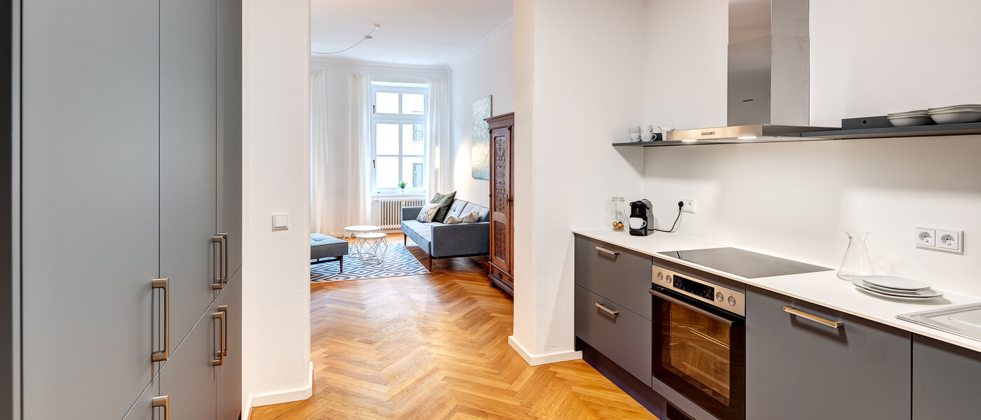 квартира München Maxvorstadt - Museumsviertel 03 кухня 14203