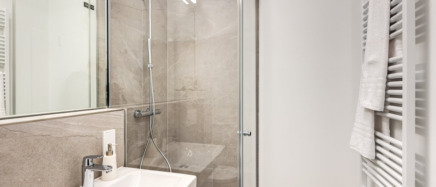 квартира München Maxvorstadt - Museumsviertel 02 ванная комната 14203