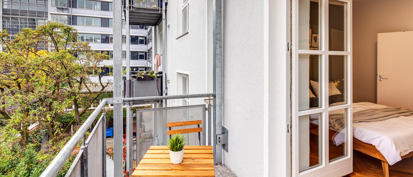 квартира München Maxvorstadt - Museumsviertel 01 балкон 14203