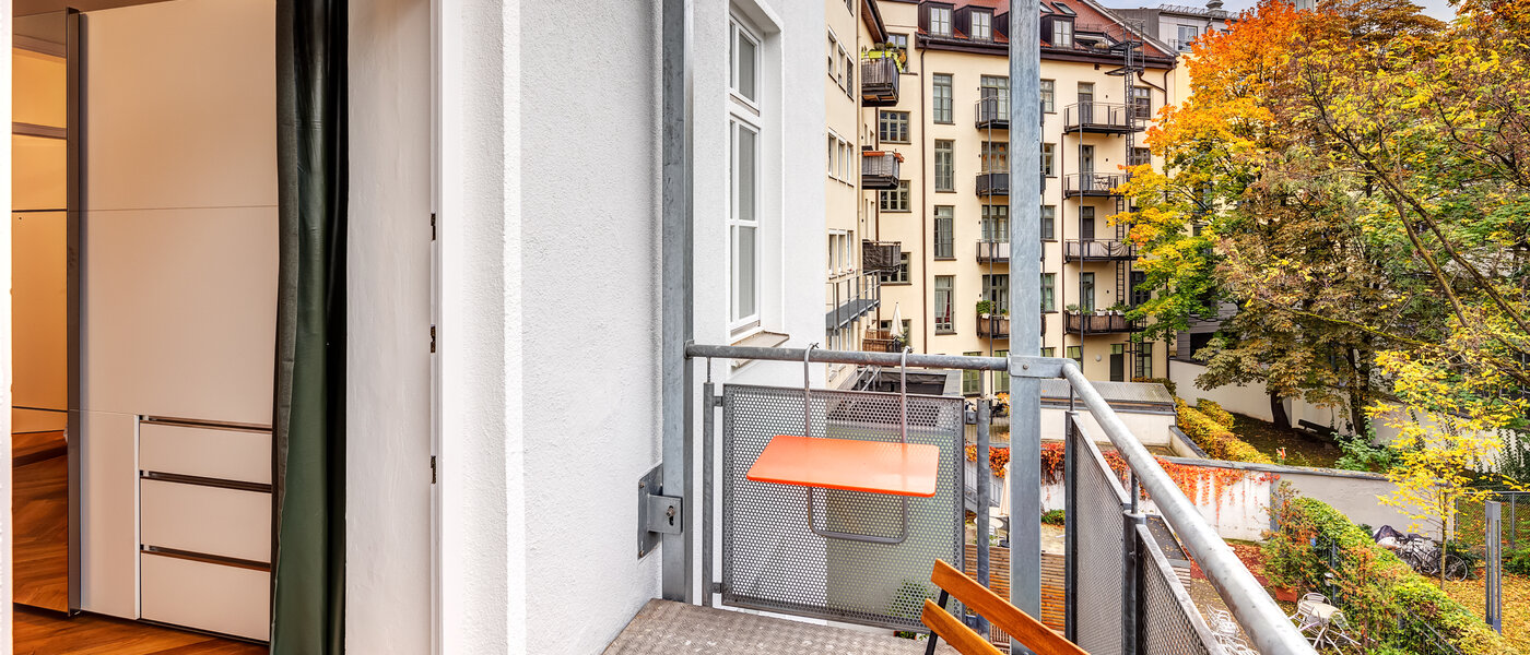 квартира München Maxvorstadt - Museumsviertel 03 балкон 14203