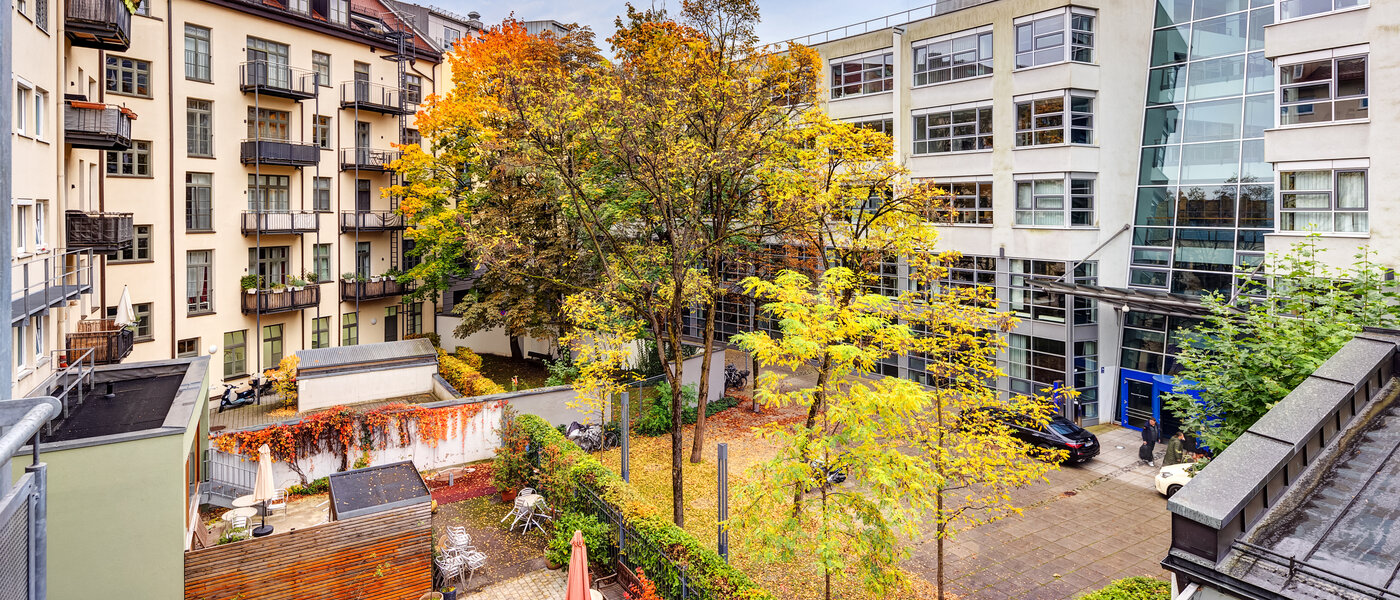 квартира München Maxvorstadt - Museumsviertel 02 вид из окна 14203