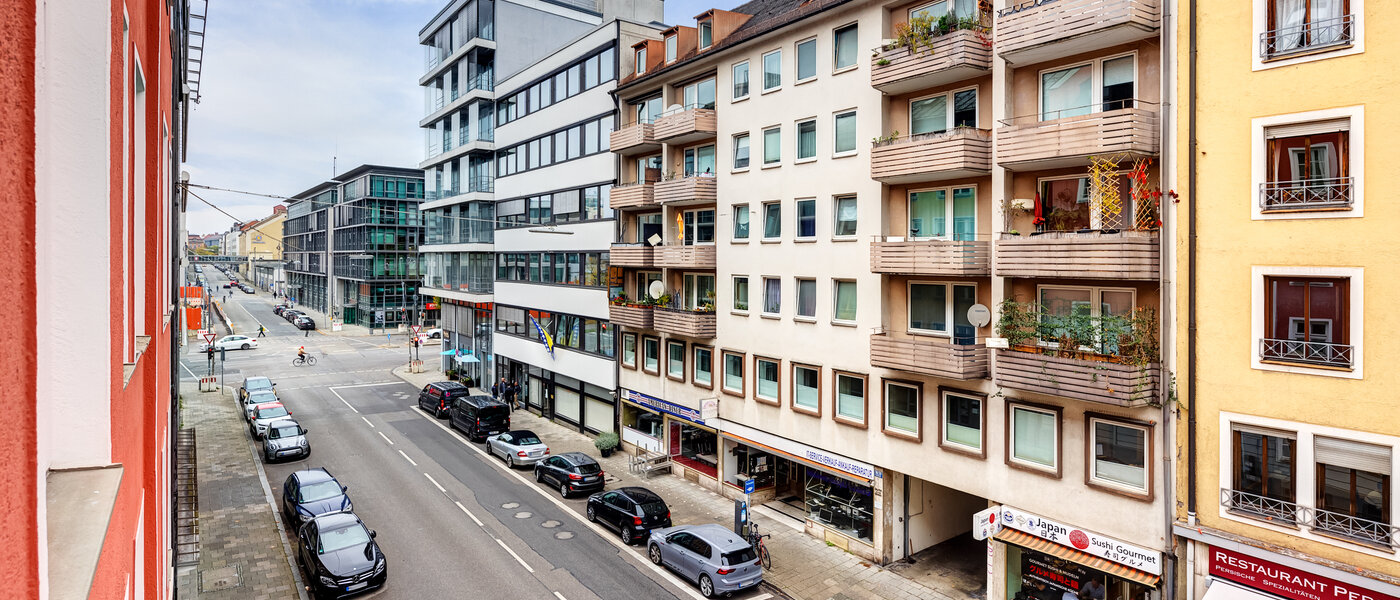 квартира München Maxvorstadt - Museumsviertel 03 вид из окна 14203