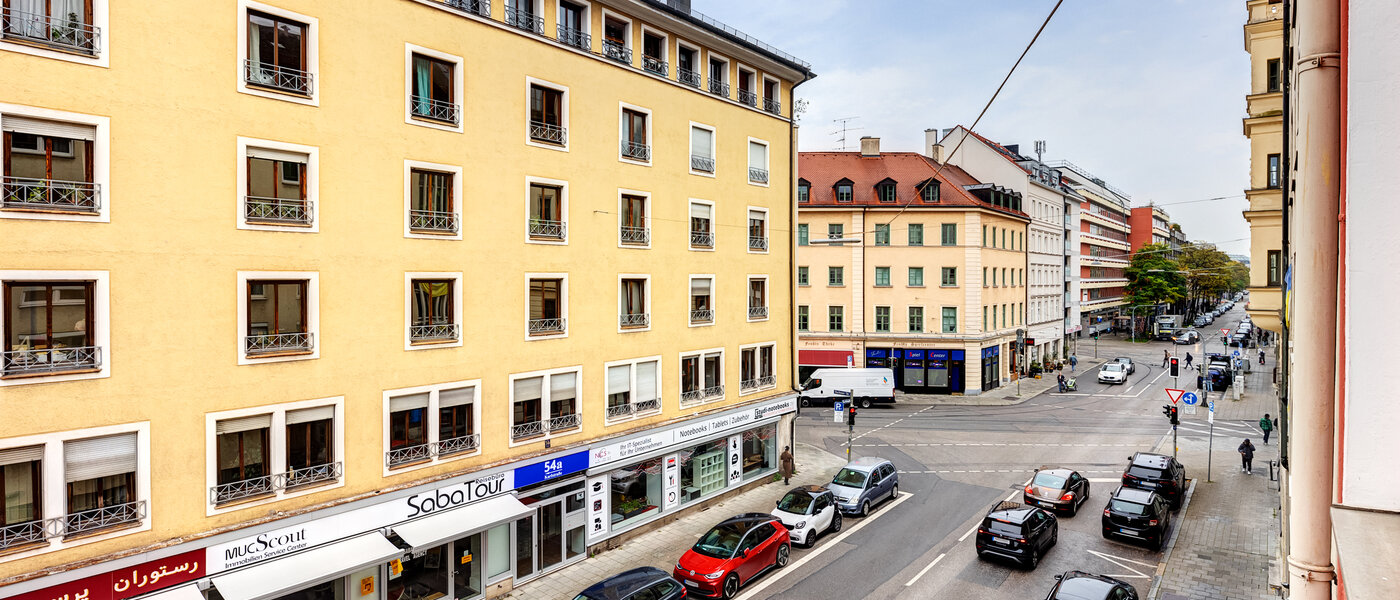 квартира München Maxvorstadt - Museumsviertel 04 вид из окна 14203