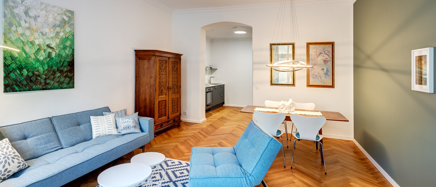 квартира München Maxvorstadt - Museumsviertel 03 жилое пространство 14203