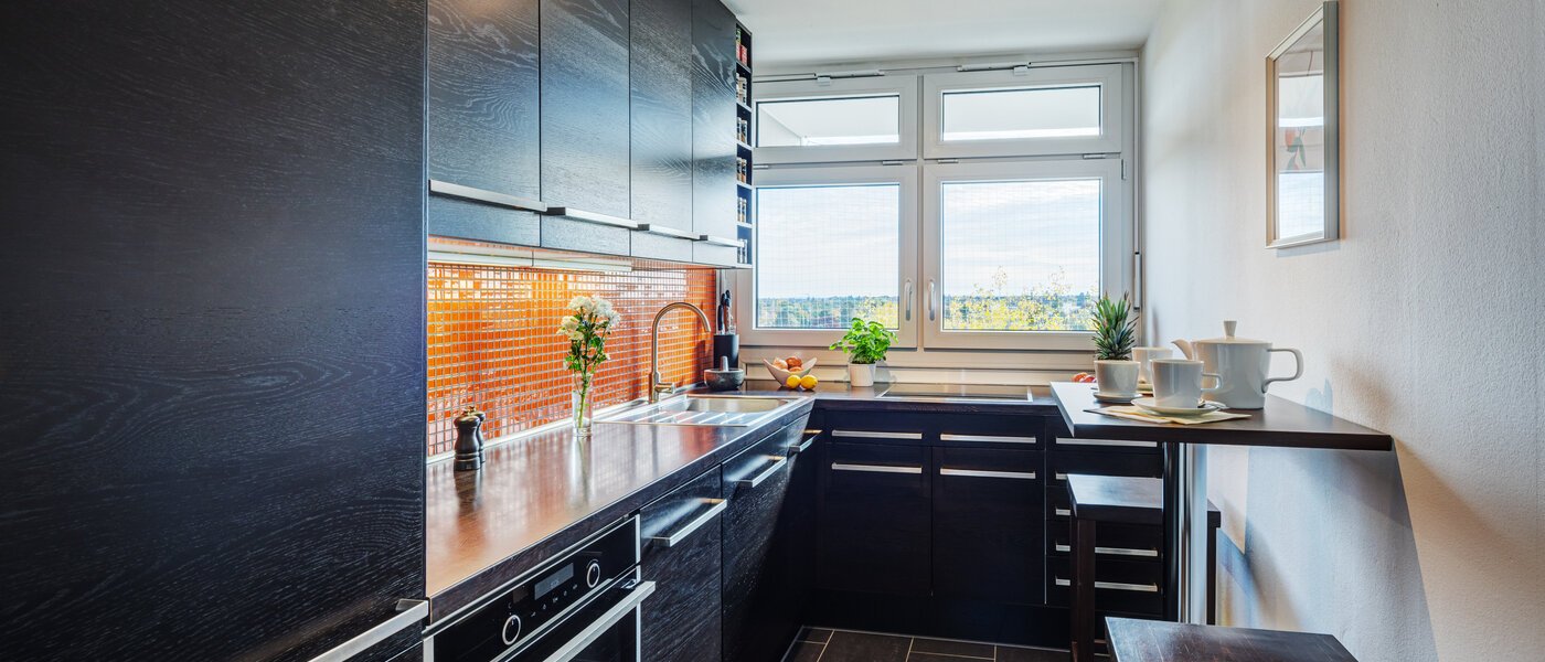 квартира München Parkstadt Solln 01 кухня 14205