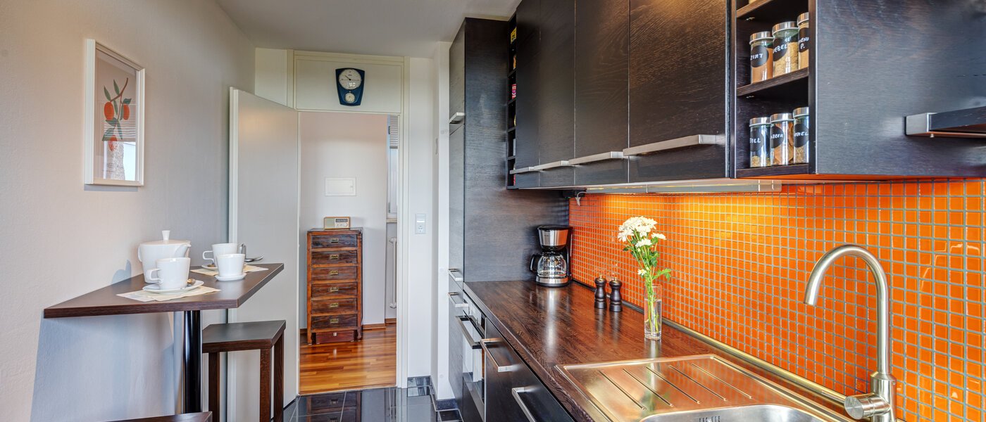 квартира München Parkstadt Solln 03 кухня 14205