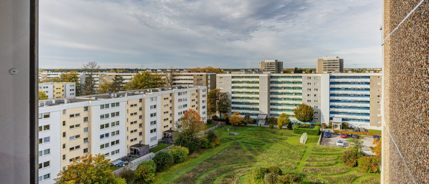 квартира München Parkstadt Solln 04 вид из окна 14205