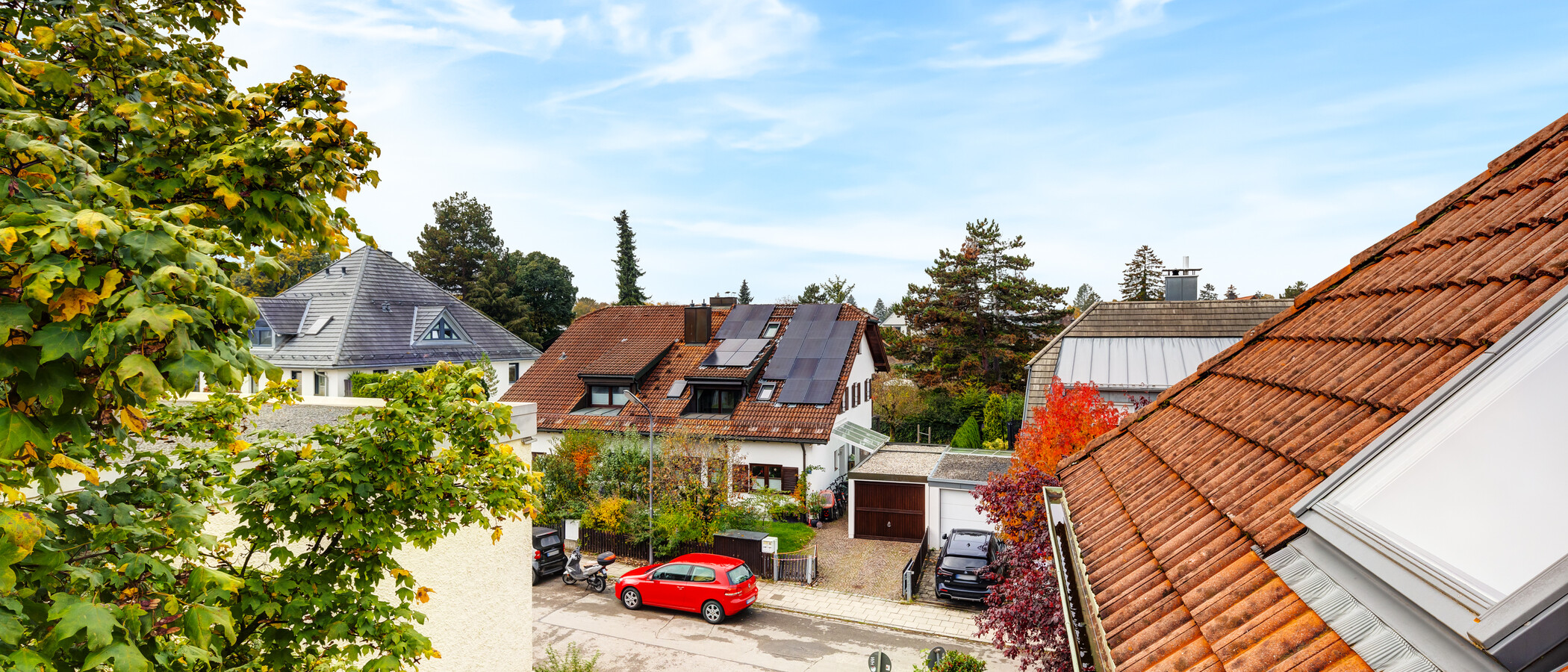 мансардная квартира München Großhadern 03 вид из окна 14211