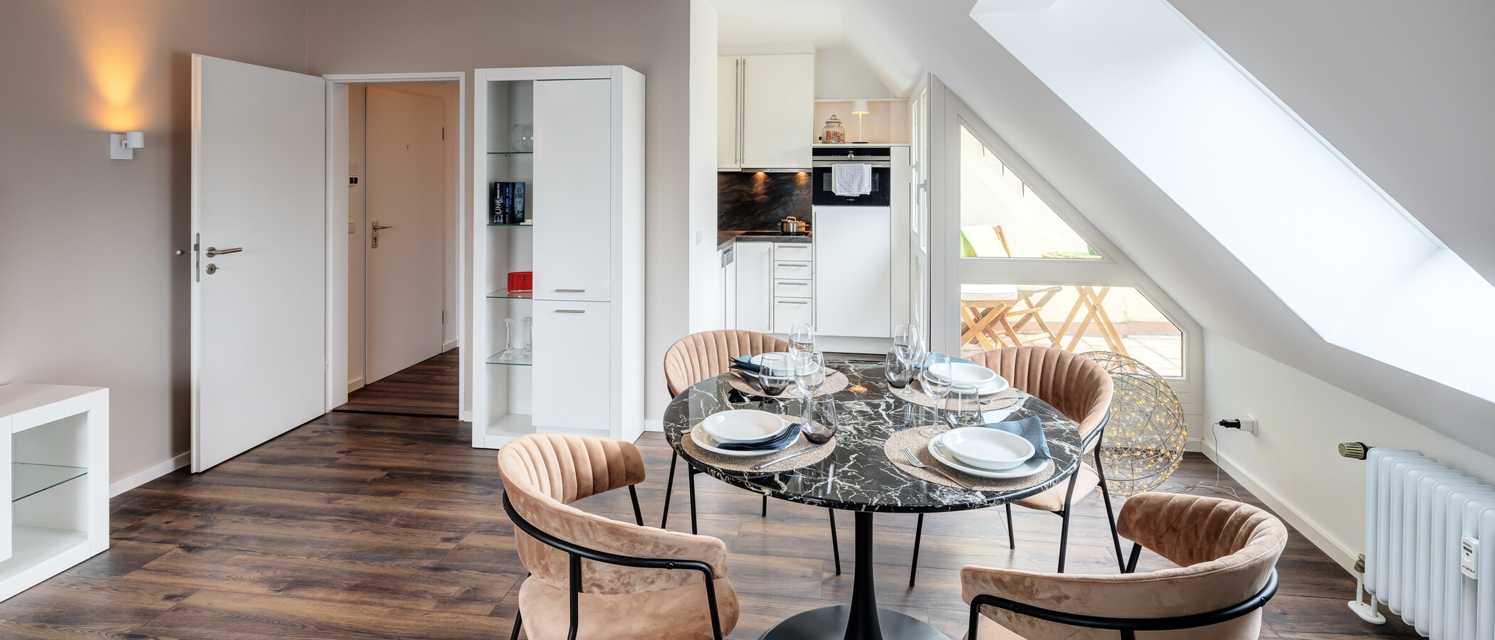 мансардная квартира München Großhadern 03 жилое пространство 14211