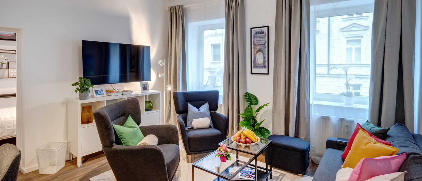 квартира München Lehel 01 жилое пространство 14214