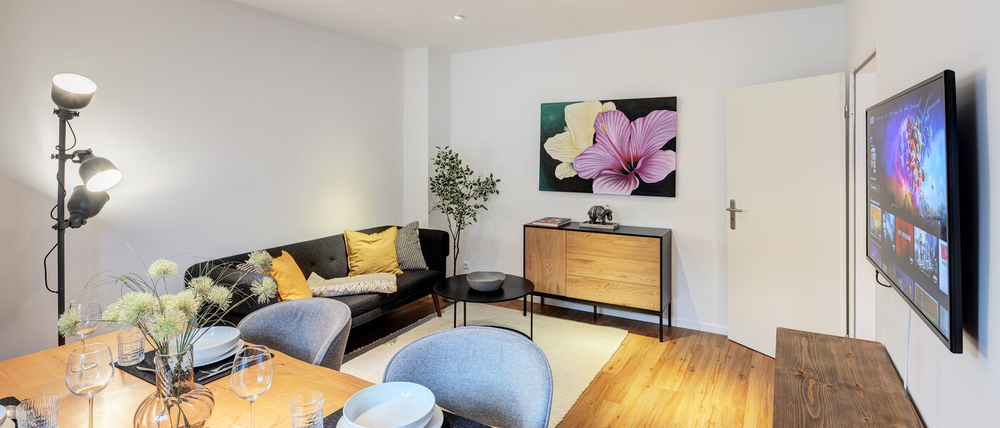 квартира München Thalkirchen 04 гостиная 14224