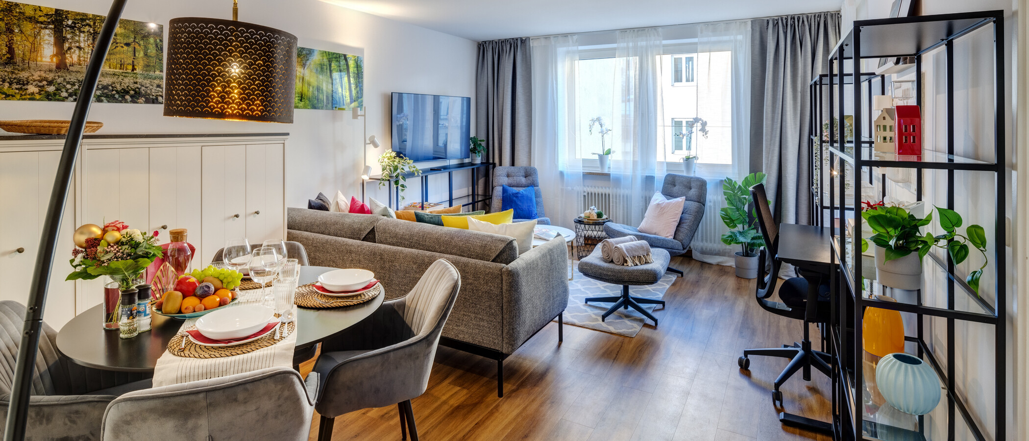 квартира München Lehel 03 жилое пространство 14236