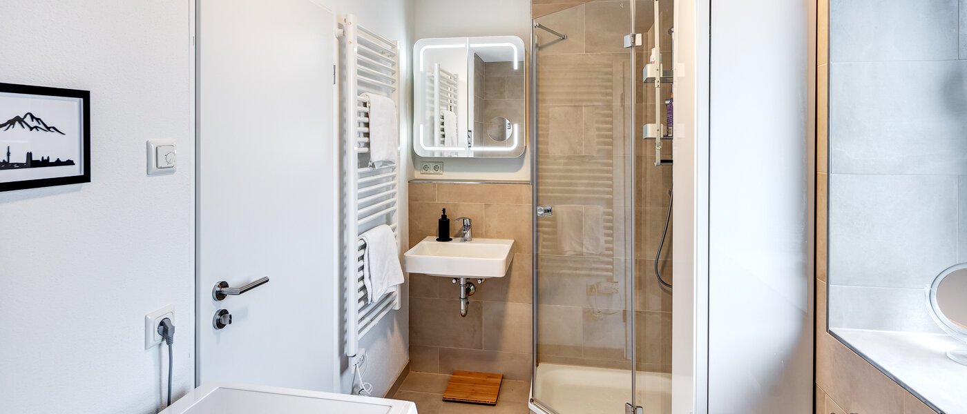 квартира München Obermenzing 01 ванная комната 14238