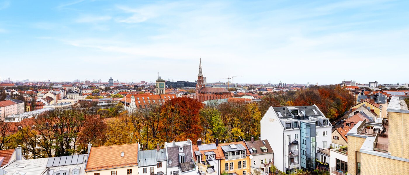 квартира-пентхаус München Au 01 вид из окна 14243